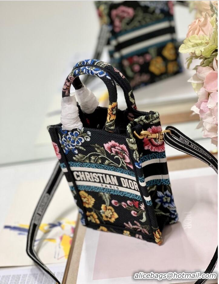 Well Crafted MINI DIOR BOOK TOTE PHONE BAG Embroidery S5555CES-6