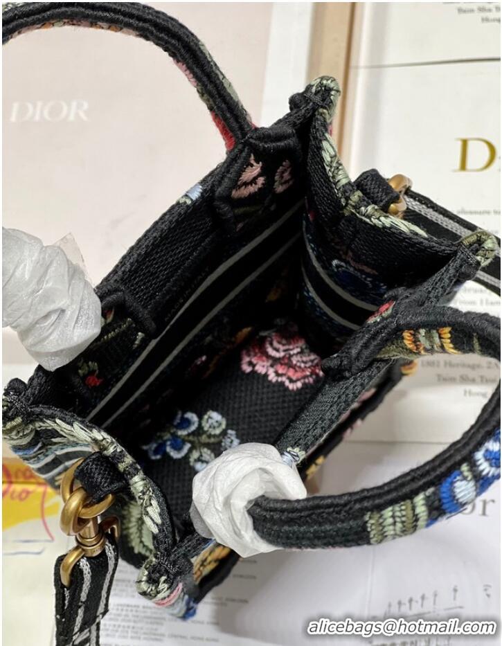 Well Crafted MINI DIOR BOOK TOTE PHONE BAG Embroidery S5555CES-6