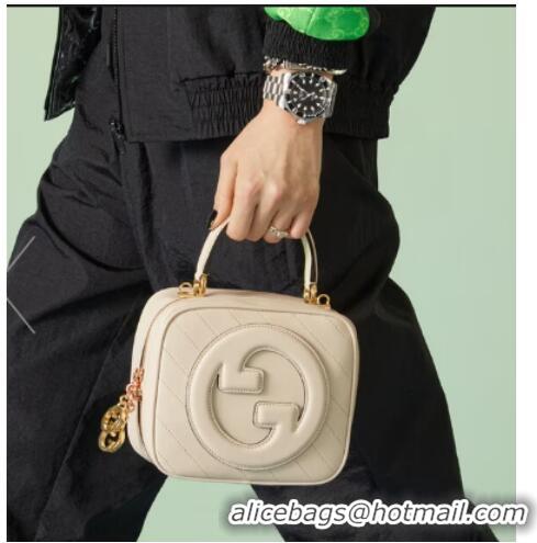 Reasonable Price Gucci Blondie top handle bag 744434 White