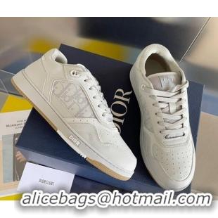 Pretty Style Dior B27 Low-Top Sneakers in Calfskin Light Grey 2122676