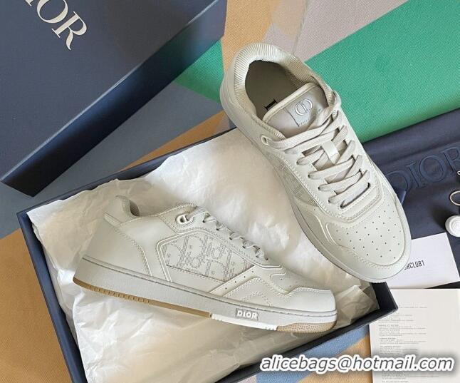 Pretty Style Dior B27 Low-Top Sneakers in Calfskin Light Grey 2122676