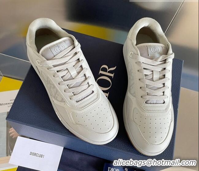 Pretty Style Dior B27 Low-Top Sneakers in Calfskin Light Grey 2122676