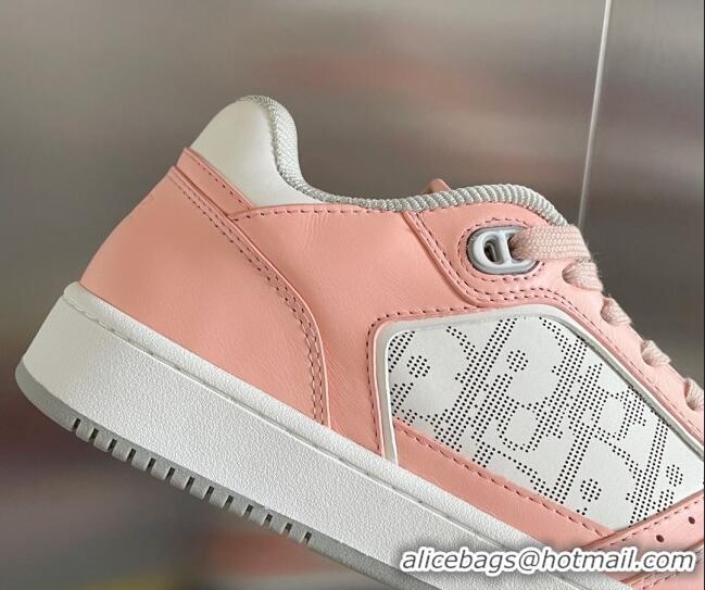 Luxurious Dior B27 Low-Top Sneakers in Calfskin White/Pink 2122680