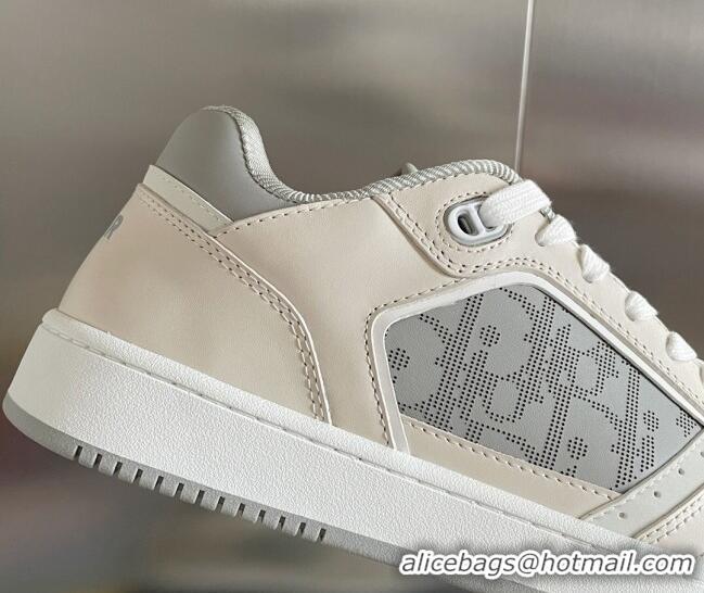 Best Price Dior B27 Low-Top Sneakers in Calfskin Cream White/Grey 2122681