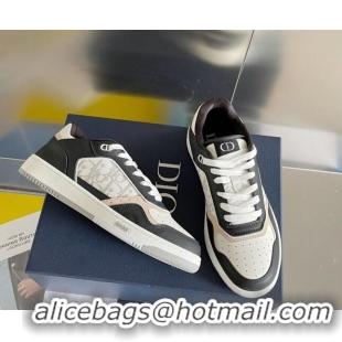 Good Quality Dior B27 Low-Top Sneakers in Calfskin White/Black 122683