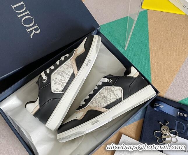 Good Quality Dior B27 Low-Top Sneakers in Calfskin White/Black 122683