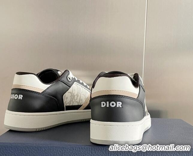 Good Quality Dior B27 Low-Top Sneakers in Calfskin White/Black 122683