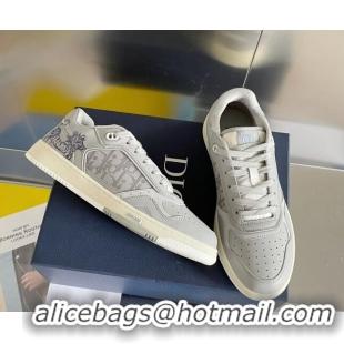 Good Looking Dior B27 Low-Top Sneakers in Calfskin Grey 122684