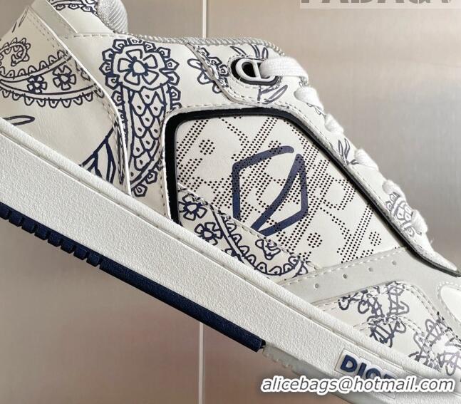 Good Quality Dior B27 Low-Top Sneakers in Print Calfskin White 2122687