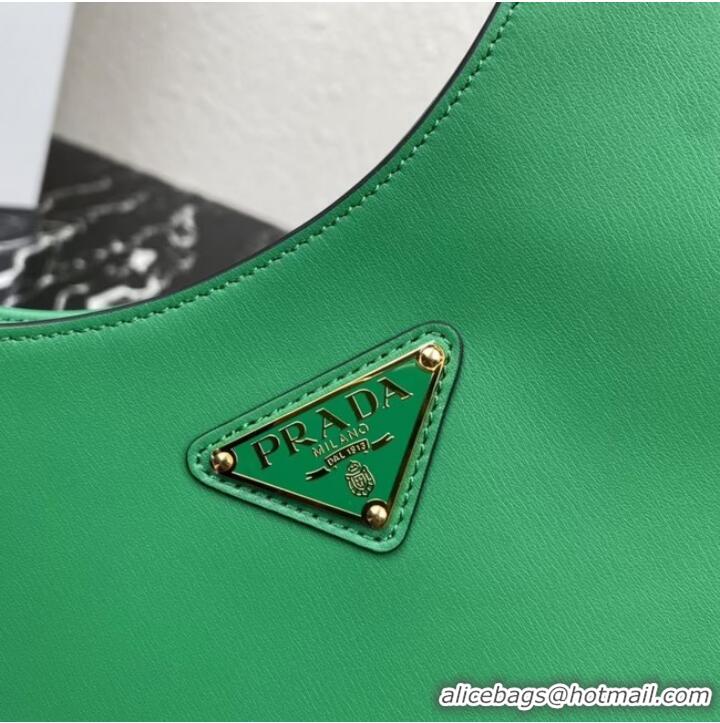 Big Discount Prada Leather shoulder bag 1BC179 green