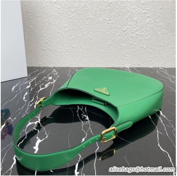 Big Discount Prada Leather shoulder bag 1BC179 green