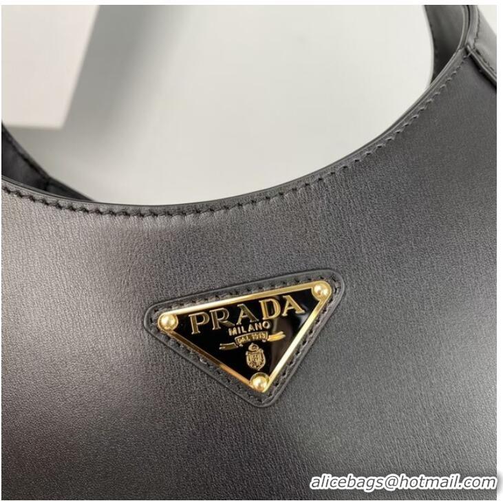 Top Quality Prada Leather shoulder bag 1BC179 Black