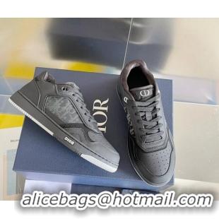 Luxury Dior B27 Low-Top Sneakers in Calfskin Black 122689