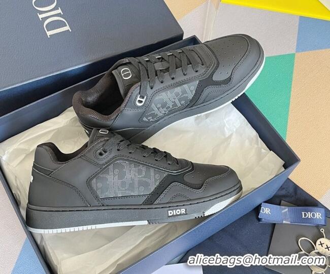 Luxury Dior B27 Low-Top Sneakers in Calfskin Black 122689