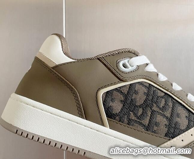 Best Grade Dior B27 Low-Top Sneakers in Calfskin and Green/White 122694