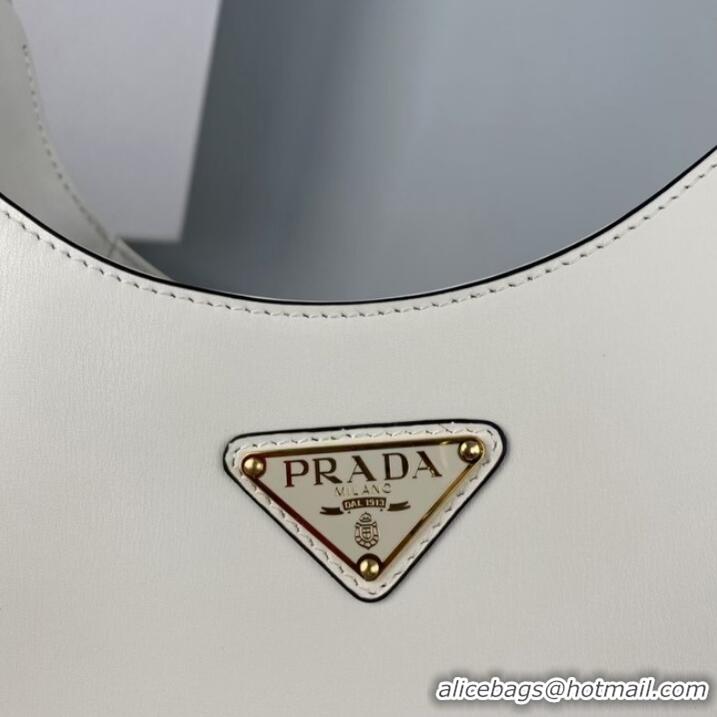 Reasonable Price Prada Leather shoulder bag 1BC179 white