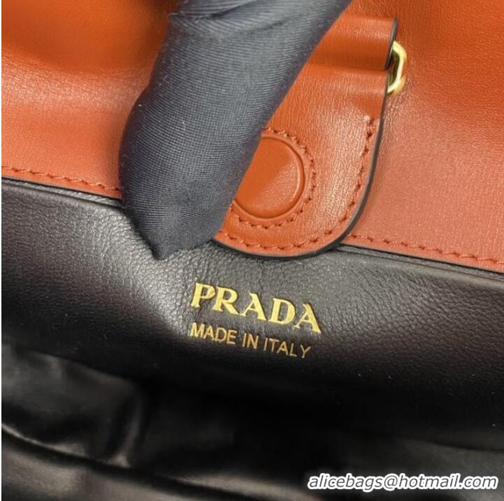 Good Taste Prada Leather shoulder bag 1BC179 brown