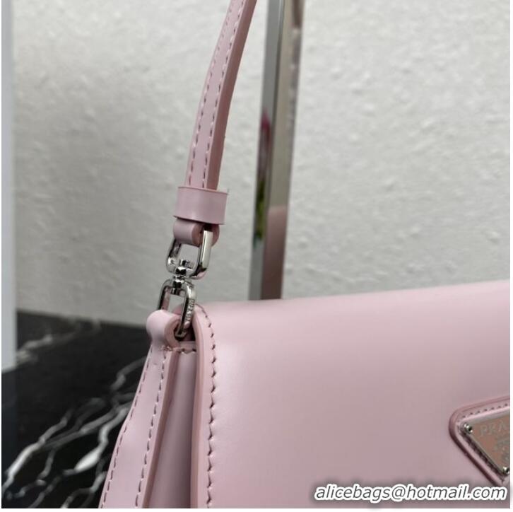 Buy Cheap Prada Cleo brushed leather shoulder bag with flap 1BD311 Lavender