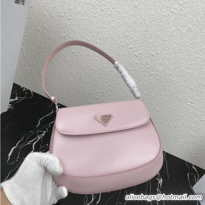 Buy Cheap Prada Cleo brushed leather shoulder bag with flap 1BD311 Lavender