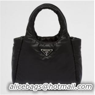 Top Quality Prada Medium padded Soft nappa leather bag 1BG413 black