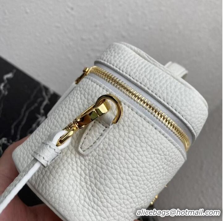 Buy Inexpensive Prada Leather mini-bag 1BH202 white