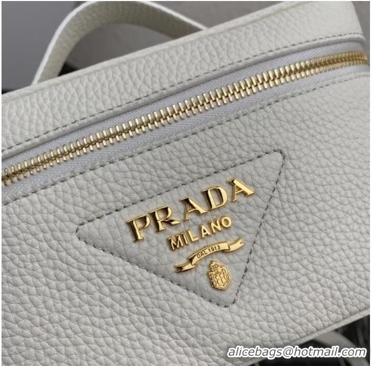 Buy Inexpensive Prada Leather mini-bag 1BH202 white