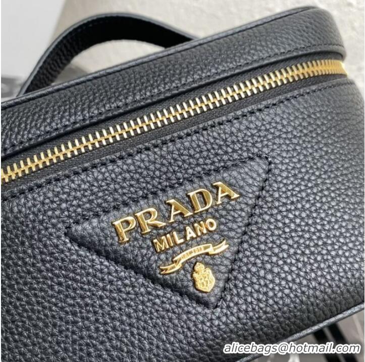 New Fashion Prada Leather mini-bag 1BH202 black