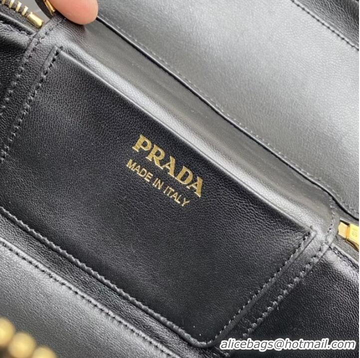 New Fashion Prada Leather mini-bag 1BH202 black