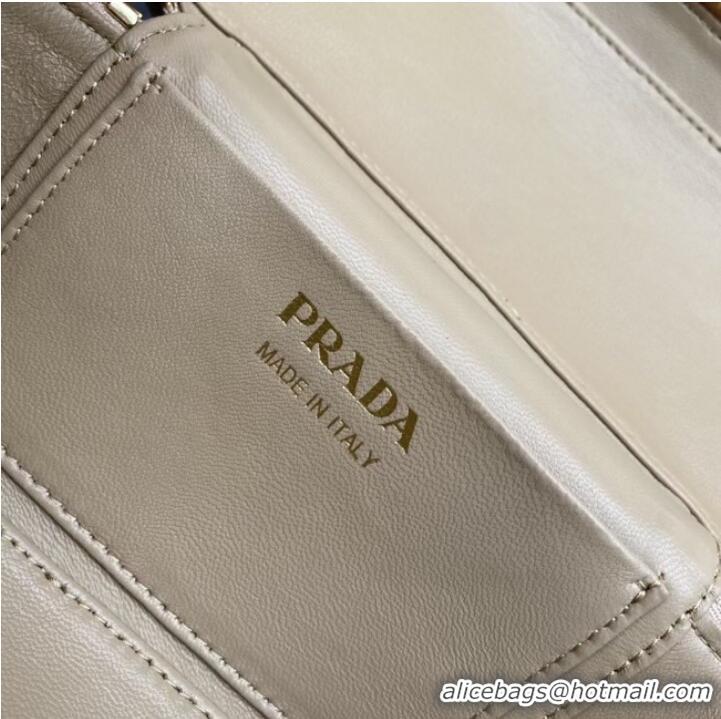 Promotional Prada Leather mini-bag 1BH202 apricot