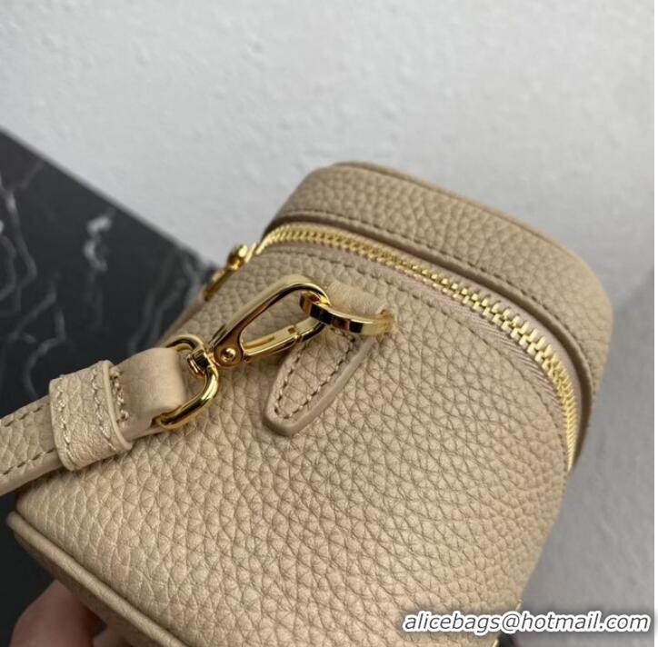 Promotional Prada Leather mini-bag 1BH202 apricot