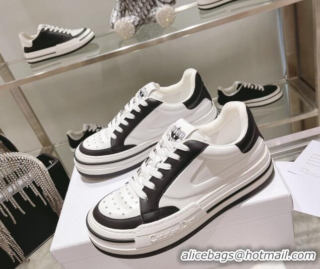 Best Product Dior Fall Low-top Sneakers in Calf Leather White/Black 1226117