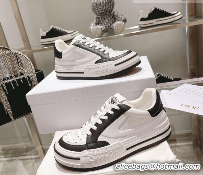 Best Product Dior Fall Low-top Sneakers in Calf Leather White/Black 1226117