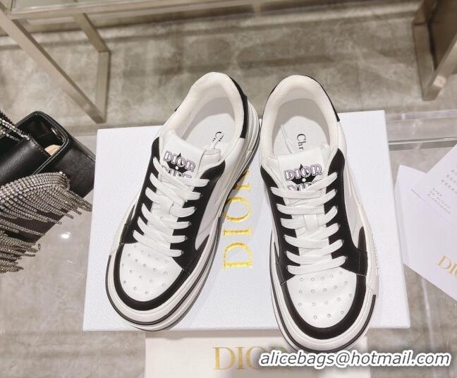 Best Product Dior Fall Low-top Sneakers in Calf Leather White/Black 1226117