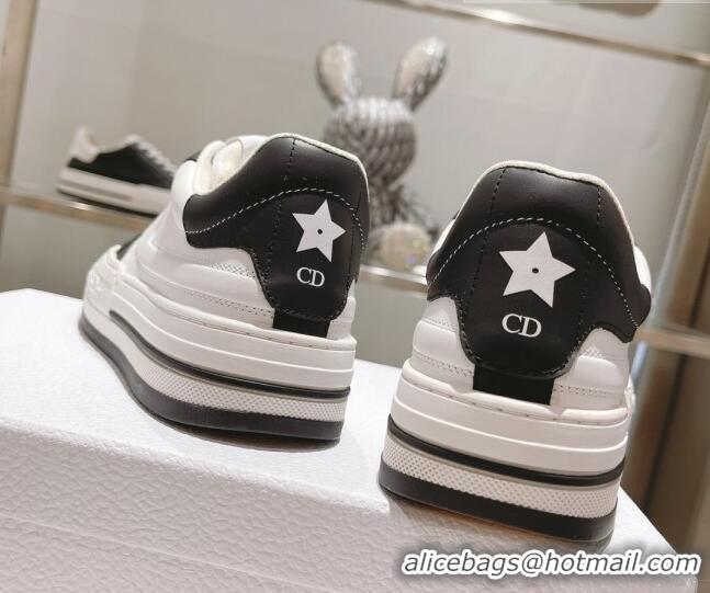 Best Product Dior Fall Low-top Sneakers in Calf Leather White/Black 1226117