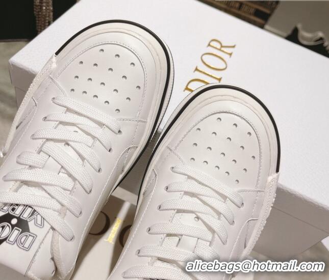 Classic Hot Dior Fall Low-top Sneakers in Calf Leather White 1226118