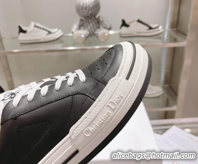 Pretty Style Dior Fall Low-top Sneakers in Calf Leather Black 1226119