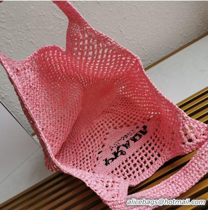 Famous Brand Prada Crochet tote bag 1BG424 pink