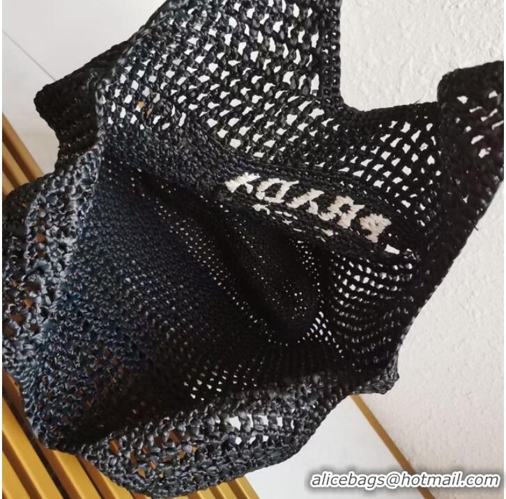 Good Quality Prada Crochet tote bag 1BG424 black