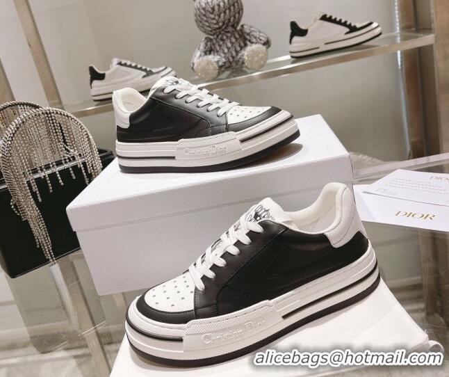 Popular Style Dior Fall Low-top Sneakers in Calf Leather White/Black 12261120