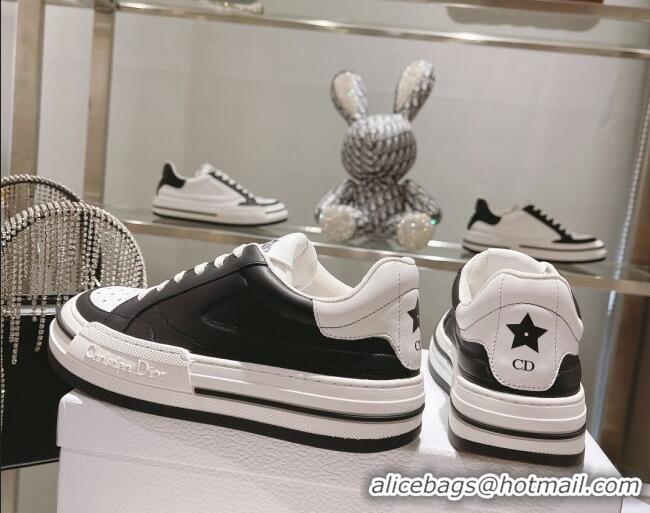 Popular Style Dior Fall Low-top Sneakers in Calf Leather White/Black 12261120