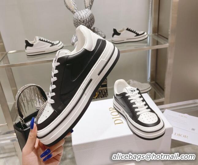 Popular Style Dior Fall Low-top Sneakers in Calf Leather White/Black 12261120