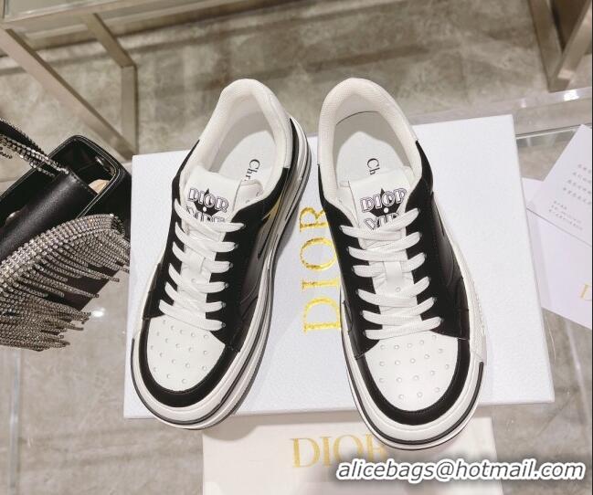 Popular Style Dior Fall Low-top Sneakers in Calf Leather White/Black 12261120