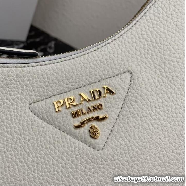 Buy Inexpensive Prada Leather shoulder bag 1BH193 white