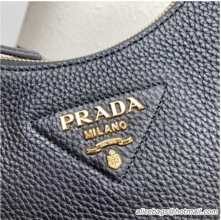 Super Quality Prada Leather shoulder bag 1BH193 black