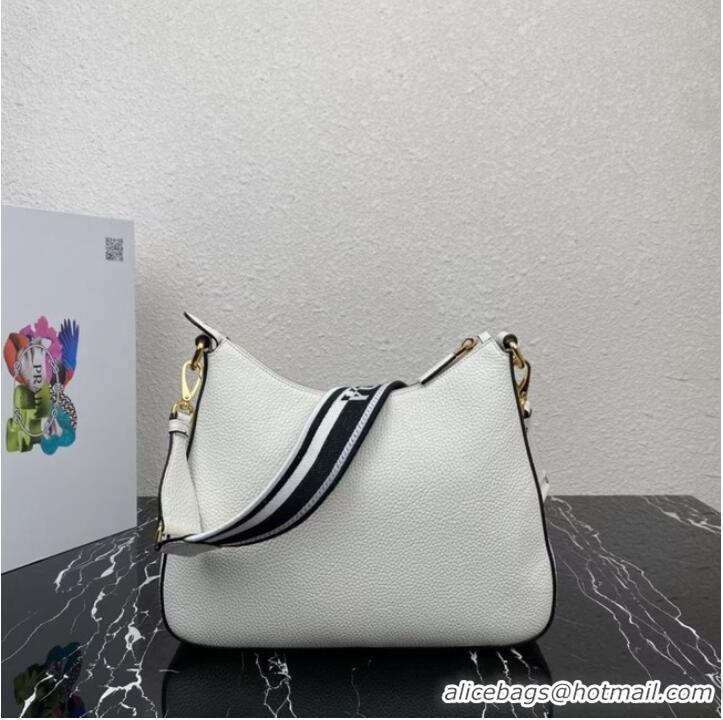 Buy Cheap Prada Leather shoulder bag 1BC178 white