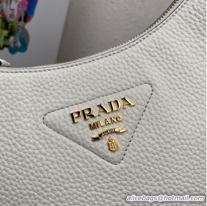 Buy Cheap Prada Leather shoulder bag 1BC178 white