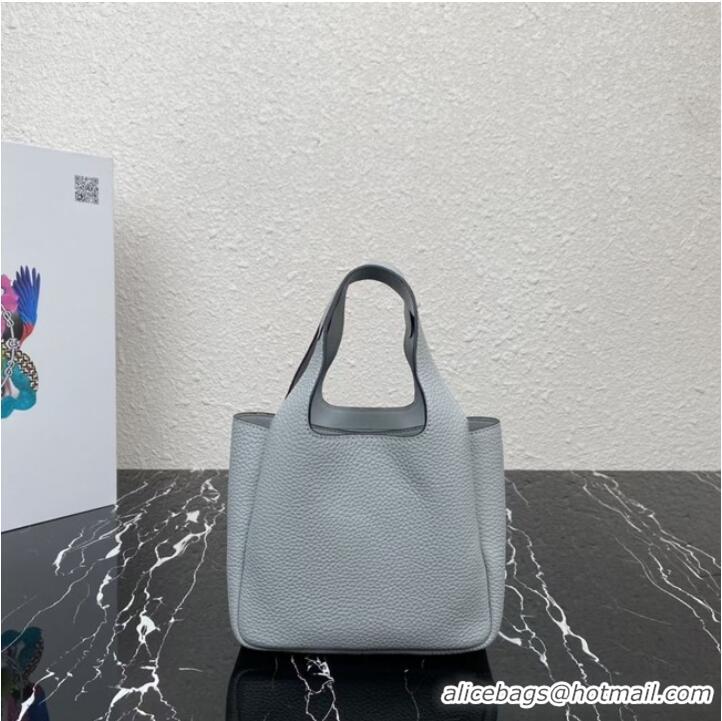 Good Product Prada Leather handbag 1BA349 light blue