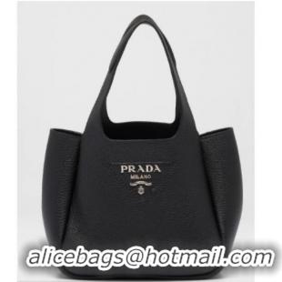 Most Popular Prada Leather handbag 1BA349 black