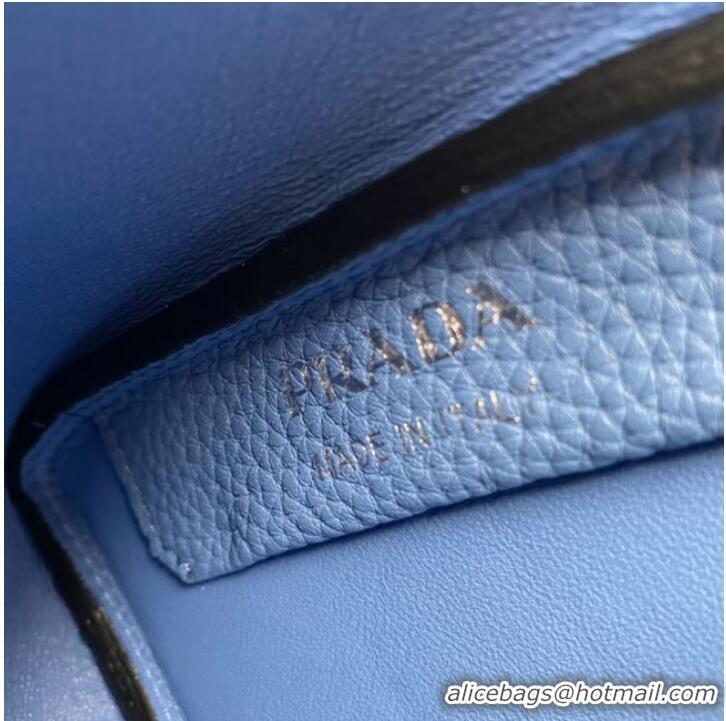 Top Quality Prada Leather handbag 1BA349 blue