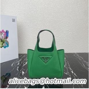 Buy Discount Prada Leather handbag 1BA349 Green